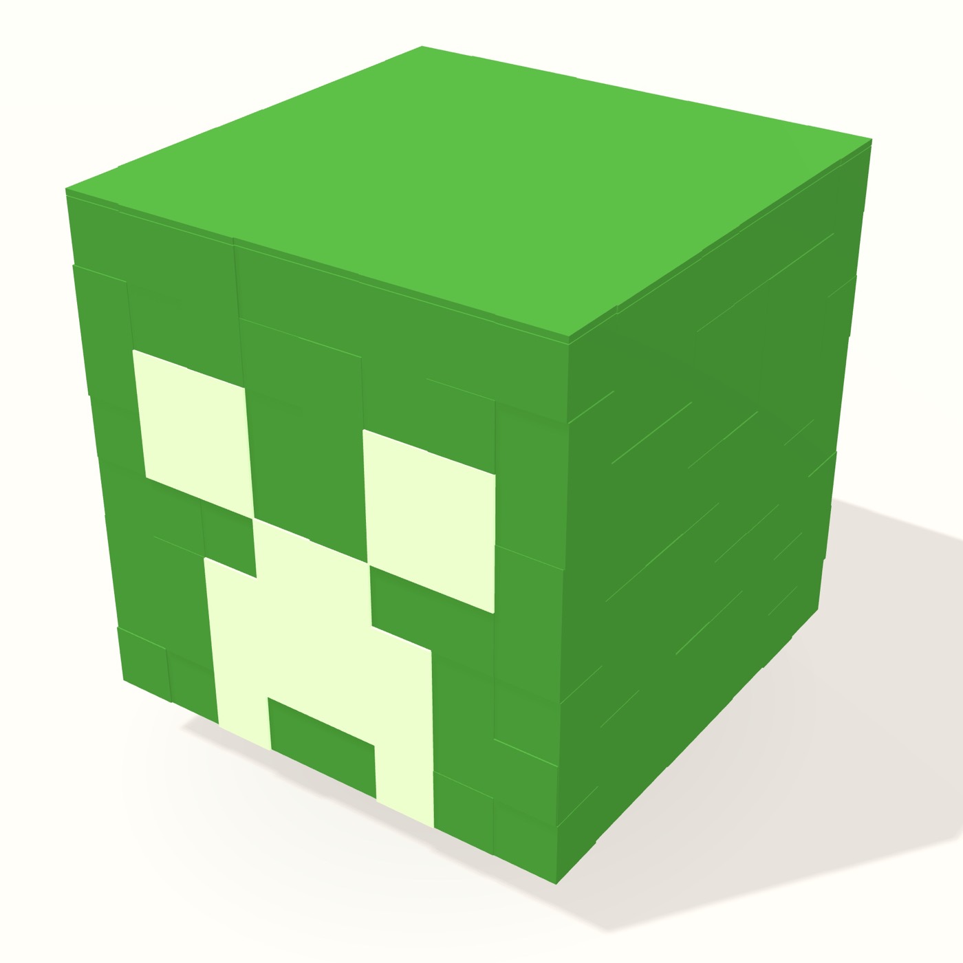 Minecraft Creeper LED Lamp STL